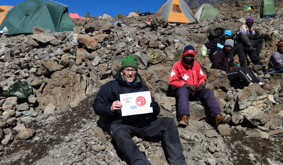 Andy climbs Kilimanjaro