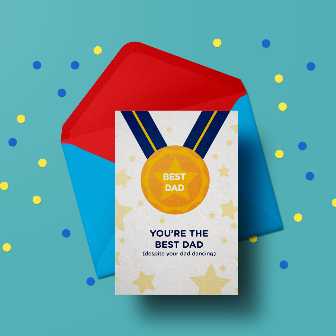 You're the best Dad Father's Day eCard