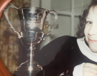 Zoe’s family, supported in 1990 image