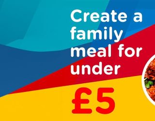 Create a family meal for under £5: Sign up now image