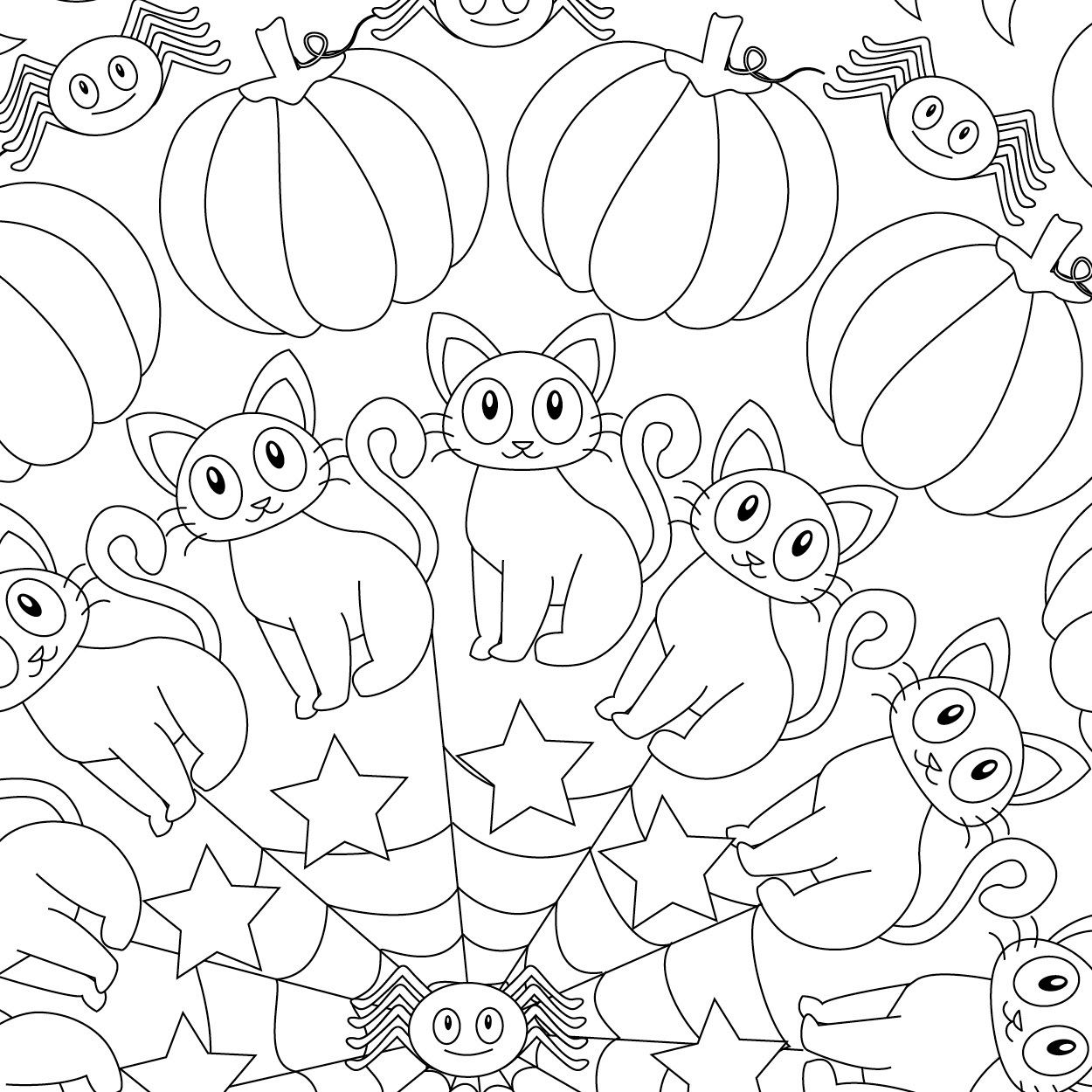 Halloween Colouring in pages