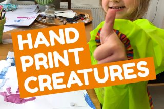 Hand Print Creatures image
