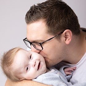Father shares emotional story of seriously ill daughter to raise awareness of Rainbow Trust helping his family thumbnail