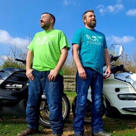 "Helmet Head" rides to Britain's extremities as a superhero for Rainbow Trust thumbnail