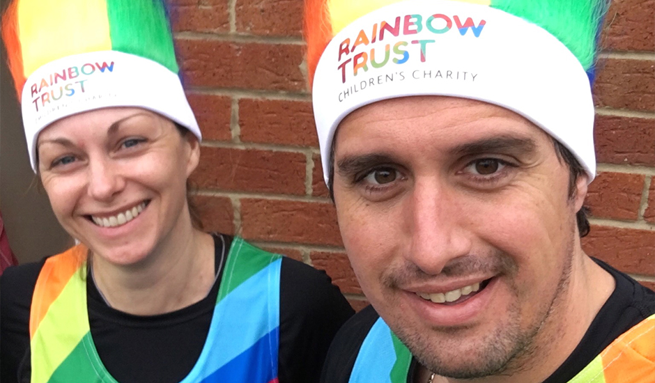 Rainbow runners raise over £5,000 for families
