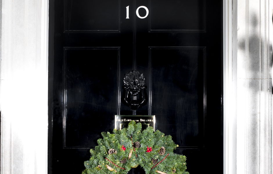 Children supported by Rainbow Trust join PM at Number 10 to turn on Christmas lights