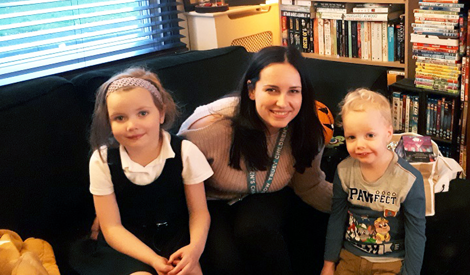 Family Support Worker brings joy to family caring for a seriously ill child