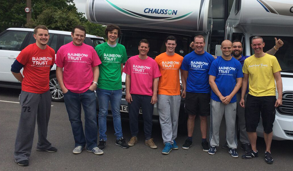 Alton Cars complete Ben Nevis Challenge Rainbow Trust Children's Charity