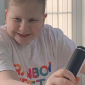 Cancer survivor virtually cycles to London to raise money for Rainbow Trust thumbnail
