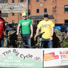 Hanover Dairies and Fentimans 300 mile bike ride to support families with a seriously ill child thumbnail