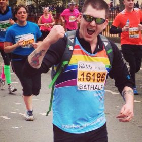Father hits the ground running to raise funds for Rainbow Trust