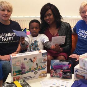 Five-year-old donates birthday presents to Rainbow Trust thumbnail