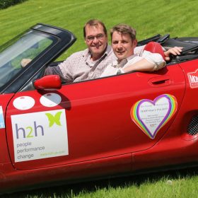 Duo rally together in aid of Rainbow Trust Children’s Charity thumbnail