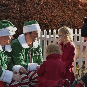 Seriously ill children supported by Rainbow Trust Children’s Charity enjoy reindeer and sleigh rides thumbnail