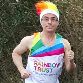Sal runs the London Marathon for Rainbow Trust