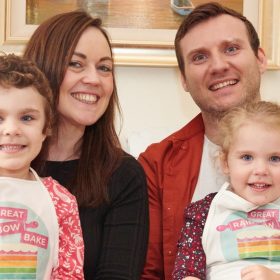 South Shields girl Phoebe fronts Great Rainbow Bake Campaign