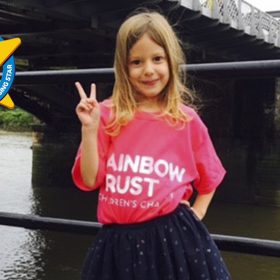 Five-year-old Gwen takes on a Half Marathon for families