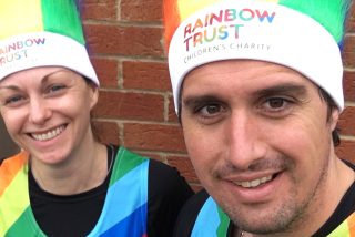 Rainbow runners raise over £5,000 for families image