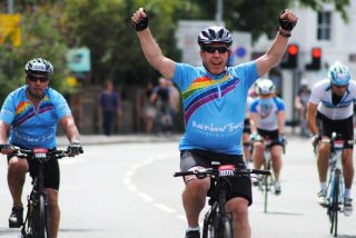 Bernard takes on his third RideLondon for Rainbow Trust image