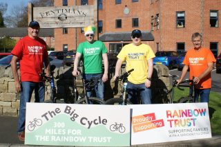 Hanover Dairies and Fentimans 300 mile bike ride to support families with a seriously ill child image