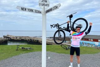 Redhill rider celebrates turning 40 by cycling from Land’s End to John O'Groats for Rainbow Trust image