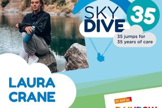Love Island Star Laura Crane calls on thrill seekers to join her in 10,000 feet Skydive for Rainbow Trust image
