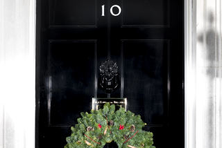 Children supported by Rainbow Trust join PM at Number 10 to turn on Christmas lights image