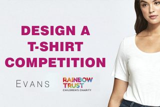 Rainbow Trust and Evans design a T-Shirt Competition image