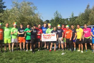 Rainbow Trust dad rallies eighteen friends for mud race image