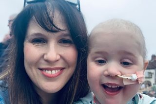 Mum with seriously ill daughter to run London Marathon to raise funds for "life saver" charity Rainbow Trust image