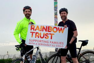 Dad and friend complete Mont Ventoux challenge for Rainbow Trust image