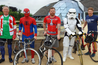 Scunthorpe Superheroes to cycle 500 miles for seriously ill children image