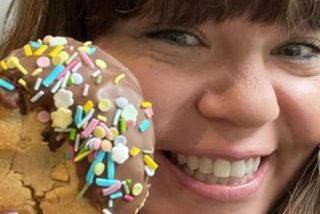 Great British Bake Off star and presenter Briony Williams shares her Rainbow Cookies recipe for Great Rainbow Bake image