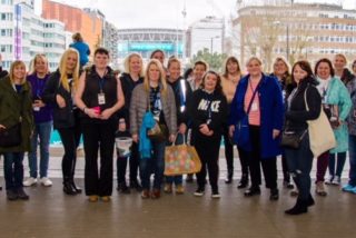 George Michael tribute charity walkers raise over £9,000 for families image