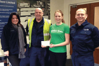 Gestamp Tallent Ltd raise £6,350 for Rainbow Trust image