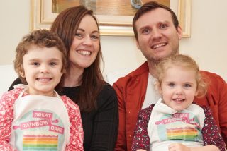 South Shields girl Phoebe fronts Great Rainbow Bake Campaign image