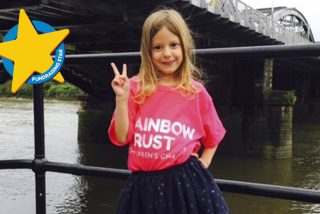 Five-year-old Gwen takes on a Half Marathon for families image