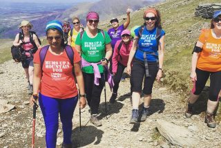 Mums up a Mountain conquer Mount Snowdon image