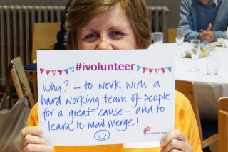 Pam shares her volunteering experience image