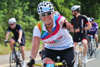 Supporters get on their bikes to raise money for Rainbow trust image