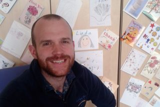 Meet Sean, our Family Support Worker, who featured on BBC Children in Need image
