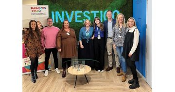 Leading recruitment agency, Investigo, chooses Rainbow Trust as their new Charity of the Year image