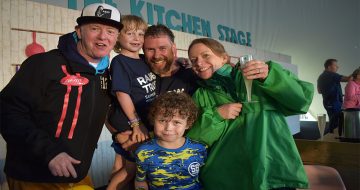 Surrey family fronting CarFest receives a VIP welcome image
