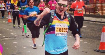 Father hits the ground running to raise funds for Rainbow Trust image