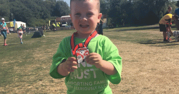 Four-year-old takes on his first fundraiser! image