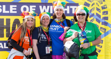 Rainbow Trust Family Support Worker takes on Isle of Wight Challenge image