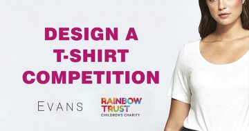 Rainbow Trust and Evans design a T-Shirt Competition image