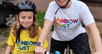 Six-year-old Henry is cycling 18 miles from his home to Lincoln to raise funds for Rainbow Trust image