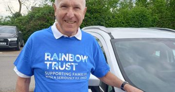 Rainbow Trust volunteer calls for more volunteers to help support families with a seriously ill child, to mark Volunteers Week image