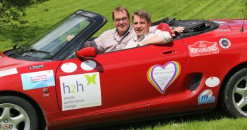 Duo rally together in aid of Rainbow Trust Children’s Charity image